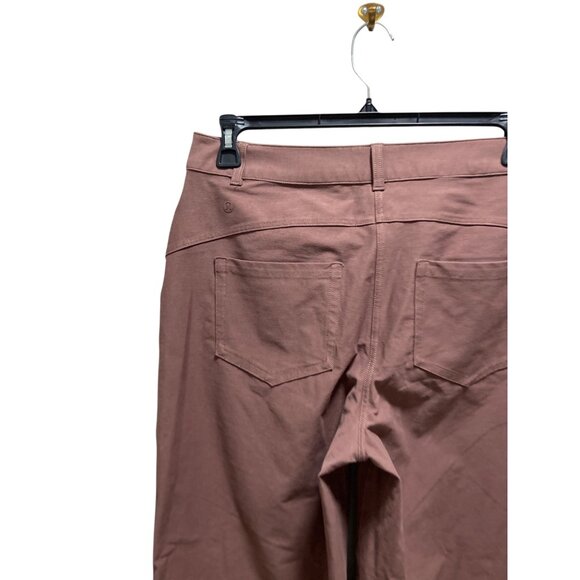 Lululemon City Sleek 5 Pocket High-Rise Wide-Leg Pant Full Length Brown Size 31 - Picture 13 of 16
